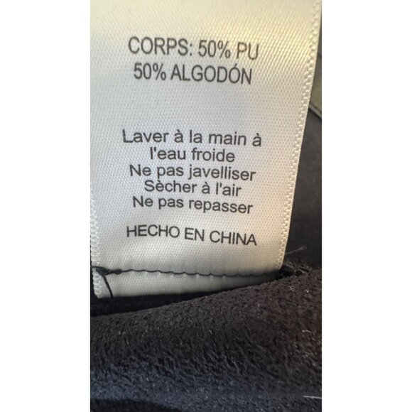 2/$30 Sky To Moon Large Black Faux Leather Mini Strapless Dress - Picture 11 of 13